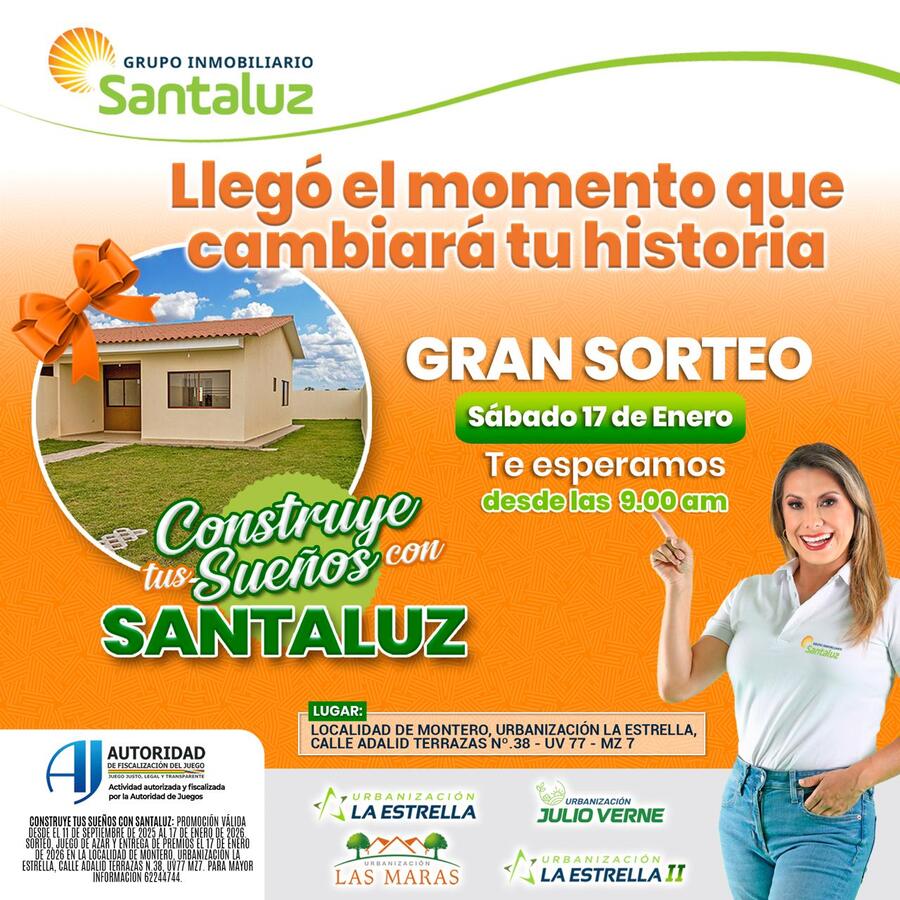 Sorteo Casa Santaluz